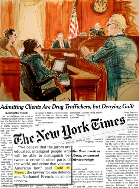 Todd Merer Liberian Drug Case Aquittal